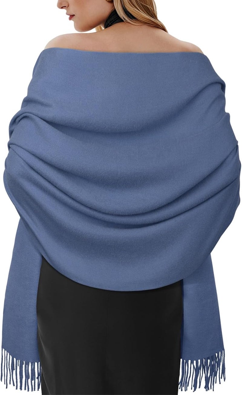 Darller Winter Scarf for Women Pashmina Shawls and Wraps for Evening Dresses Wedding Party Bridesmaid Warm Long Scarves Shawl - Image 1